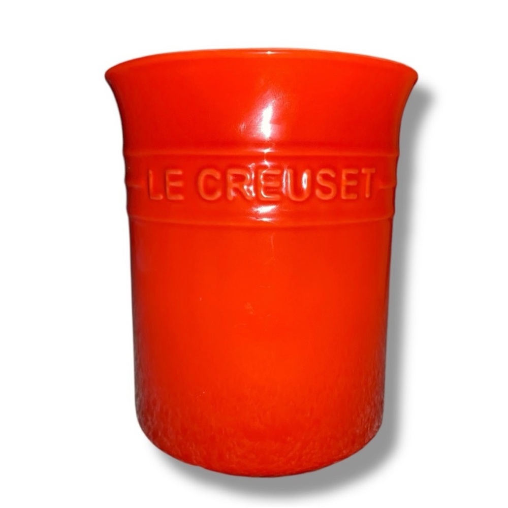 NWT Le Creuset Stoneware 1L Utensil‎ Crock Holder  (No Utensils Include)